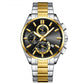 ⌚Montre-bracelet d'affaires en acier inoxydable pour hommes