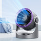 Mini ventilateur mural portable rechargeable avec lumières