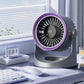 Mini ventilateur mural portable rechargeable avec lumières