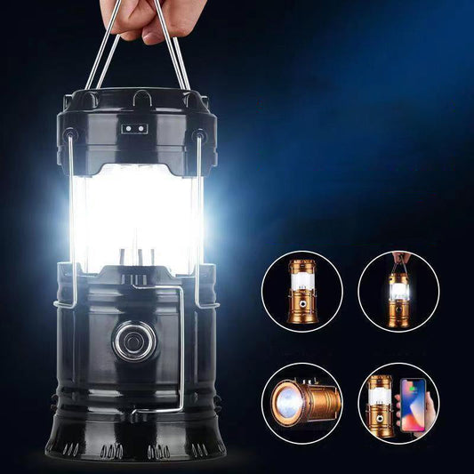 ⏰ Dernier jour de soldes ! ⌛ 💥 Lampe de camping rétractable à énergie solair