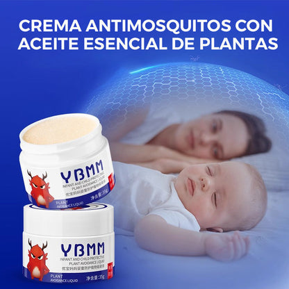 Crème anti-moustiques à l'huile essentielle de plantes