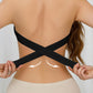 Soutien-gorge bandeau sans armatures à fermeture latérale pour femme