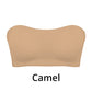 Soutien-gorge bandeau sans armatures à fermeture latérale pour femme