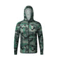 Outdoor Sun Protection Camouflage Hooded Long Sleeve Full-Zip Jacket (Veste à capuche à manches longues avec fermeture éclair)