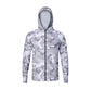 Outdoor Sun Protection Camouflage Hooded Long Sleeve Full-Zip Jacket (Veste à capuche à manches longues avec fermeture éclair)