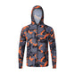 Outdoor Sun Protection Camouflage Hooded Long Sleeve Full-Zip Jacket (Veste à capuche à manches longues avec fermeture éclair)