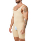 Maillot de bain une pièce pour hommes avec contrôle du ventre