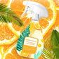 Spray dégraissant puissant pour la cuisine, parfumé à l'orange
