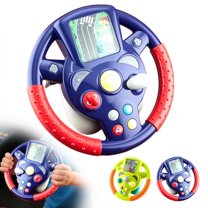 Jouet éducatif portable de simulation de volant pour enfants