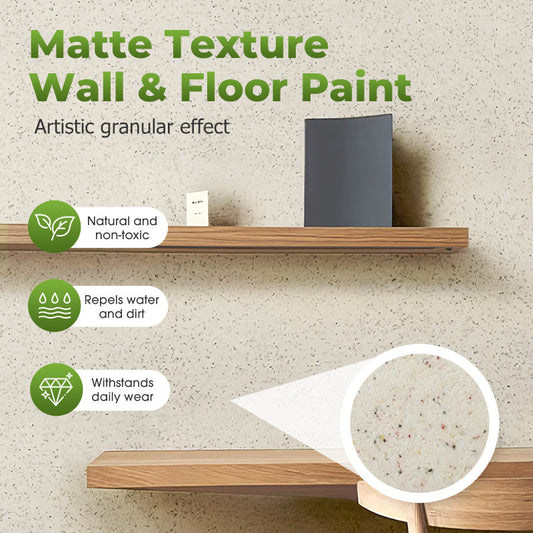 Peinture murale et de sol à texture mate