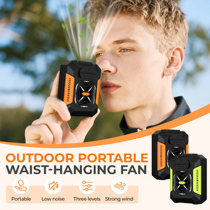 Ventilateur portable d'extérieur suspendu à la taille