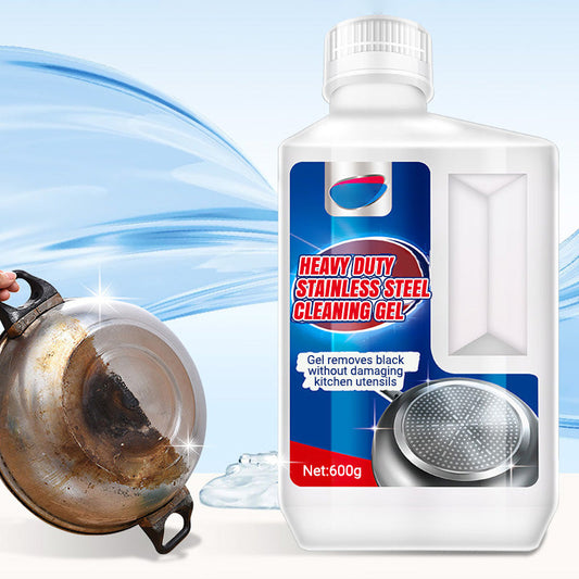 Gel nettoyant ultra-puissant pour l'acier inoxydable