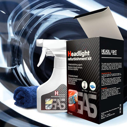 🎁 50% DE RÉDUCTION ! 🔥 Kit de Rénovation & Revêtement Cristal pour Phares Auto – Résultat Immédiat, Protection 3 Mois ✨🚗