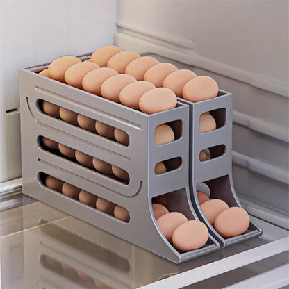 Porte-œufs à 4 Niveaux avec Design Incliné