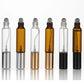 Lot de 2 vaporisateurs à bille pour huiles essentielles de 10 ml, flacon à double tête