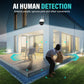 Caméra de sécurité extérieure HD intelligente