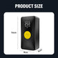 Gonfleur de pneus portable avec affichage numérique