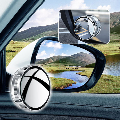 50% DE RÉDUCTION ! 🔍 Miroirs d’Angle Mort à Ventouse pour Voiture – Élargit la Visibilité, Installation Facile & Ajustables à 360°
