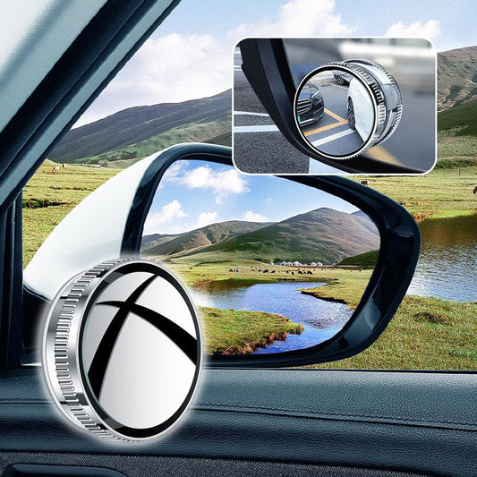 50% DE RÉDUCTION ! 🔍 Miroirs d’Angle Mort à Ventouse pour Voiture – Élargit la Visibilité, Installation Facile & Ajustables à 360°