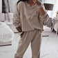 ⏳ Offre à durée limitée ! ⏰ Ensemble décontracté pour femme — blouse imprimée et pantalon ample