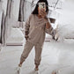 ⏳ Offre à durée limitée ! ⏰ Ensemble décontracté pour femme — blouse imprimée et pantalon ample