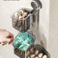 Perforated suction cup spice storage rack