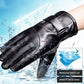 Men's PU Leather Windproof Thermal Gloves