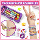 Kit DIY de Fabrication de Bracelets - Cadeau pour Enfants - Améliore les Compétences Manuelles