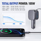 Chargeur de Voiture Compact à Câble Rétractable