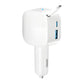 Chargeur de Voiture Compact à Câble Rétractable