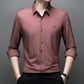 Mode masculine - Chemise classique à col rayé et à manches longues