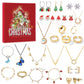 Boîte mystère pour bijoux de Noël 24PC