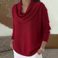 Pull élégant et confortable pour femme avec col bénitier