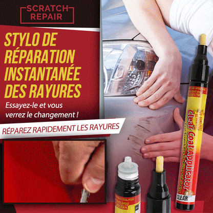🚗 1 ACHETÉ = 1 OFFERT ! ✨ Stylo Réparateur Rayures - Comble Défauts en 60s 🛠️📦