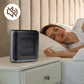 Chauffage d'appoint 800W à prise murale avec thermostat réglable et minuteri