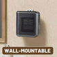 Chauffage d'appoint 800W à prise murale avec thermostat réglable et minuteri