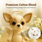 Delicate Miniature Crocheted Dog Keepsakes