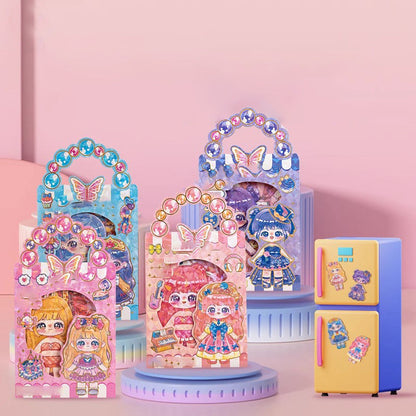 🔥Stock limité disponible 50 % DE RÉDUCTION🔥Poupées Magnétiques à Habiller pour Enfants