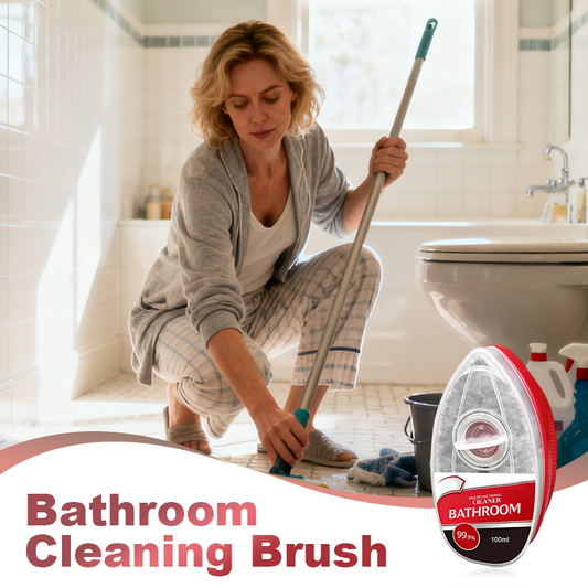 🚽 ACHETEZ-EN 2, OBTENEZ-EN 1 GRATUITEMENT ! ✨ Ensemble de brosses de nettoyage pour salle de bain - Manche ergonomique et poils denses pour un récurage sans effort des joints de carrelage 🧽✨