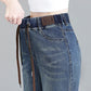 Women's High-Waisted Straight-Leg Jeans