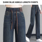 Women's High-Waisted Straight-Leg Jeans