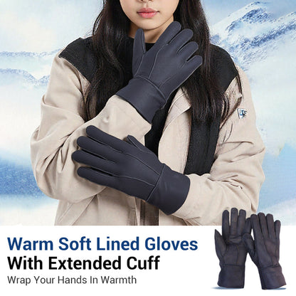 🎄✨Soldes de Noël à durée limitée🎁 Gants chauds double épaisseur 100 % laine douce