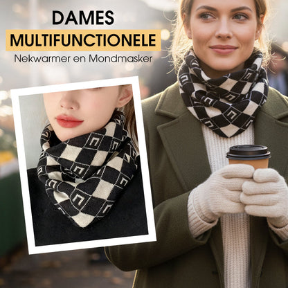 Cache-cou et masque buccal multifonctionnels pour femme