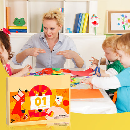 Kit Complet de Papier 3D Coloré à Découper et Assembler