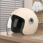 Casques de moto ouverts aux trois quarts pour hommes et femme