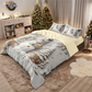 🎄 50 % DE RÉDUCTION MAINTENANT ! ✨ Ensemble de housse de couette 3 pièces festif pour Noël - Polyester brossé doux avec motifs de Noël pour une décoration saisonnière chaleureuse 🛏️
