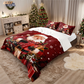 🎄 50 % DE RÉDUCTION MAINTENANT ! ✨ Ensemble de housse de couette 3 pièces festif pour Noël - Polyester brossé doux avec motifs de Noël pour une décoration saisonnière chaleureuse 🛏️