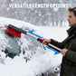 Brosse à Neige Double Tête avec Grattoir à Glace pour Voiture