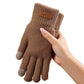 Gants tactiles chauds en tricot thermiqu