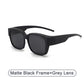 Lunettes de soleil polarisées à double usage avec protection UV
